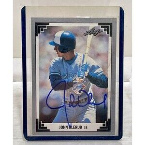 1991 Leaf #125 John Olerud Signed Autographed Blue Jays
